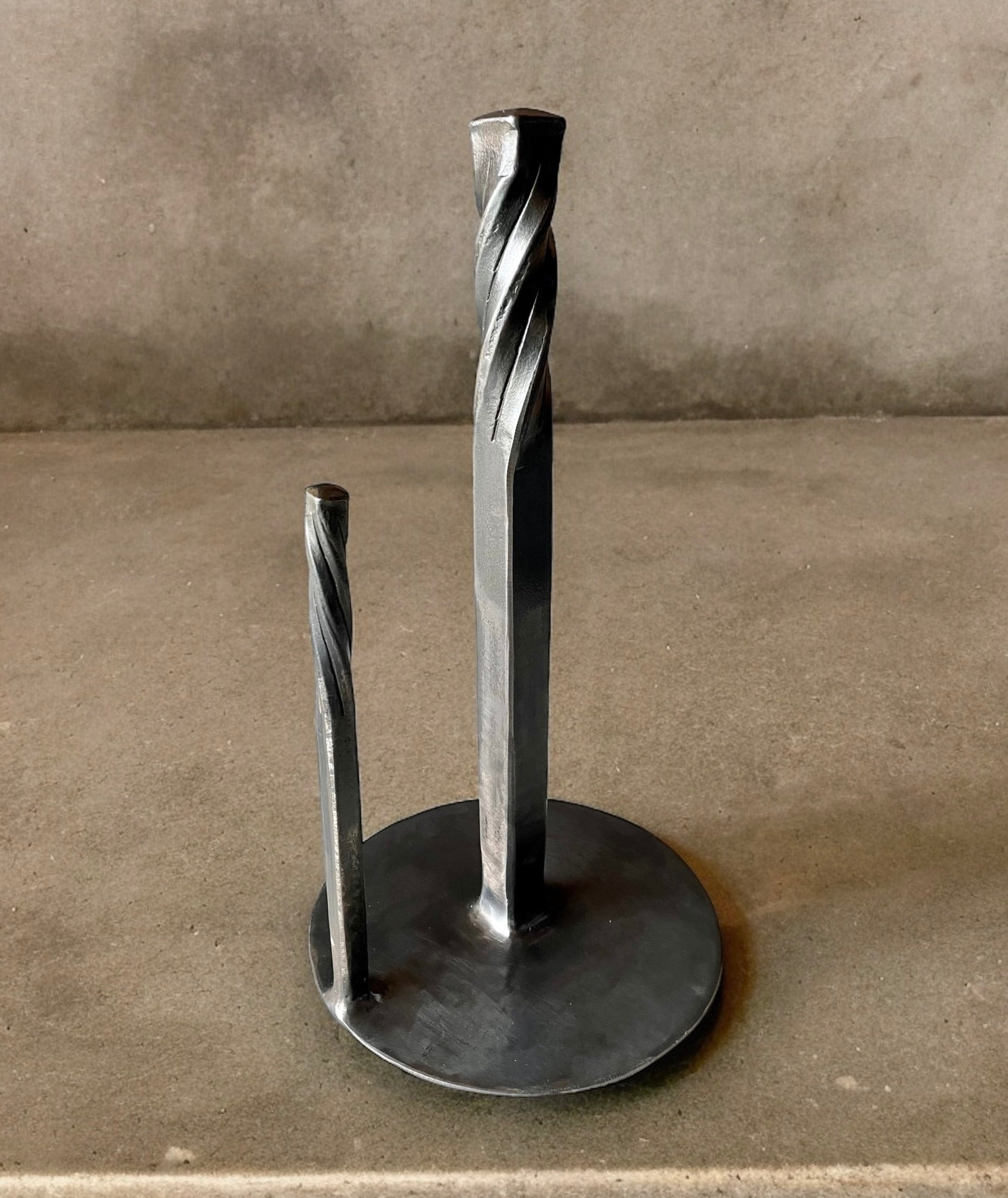 Paper towel Holder black wrought iron offers hand forged paper towel for bath or kitchen different designs