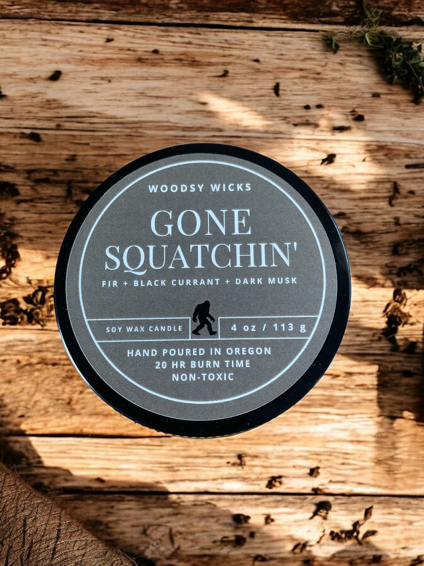 Bigfoot Gone Squatchin' Soy Candle