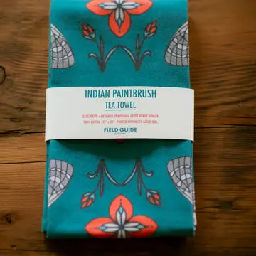 Indian Paintbrush Flour Sack Tea Towel