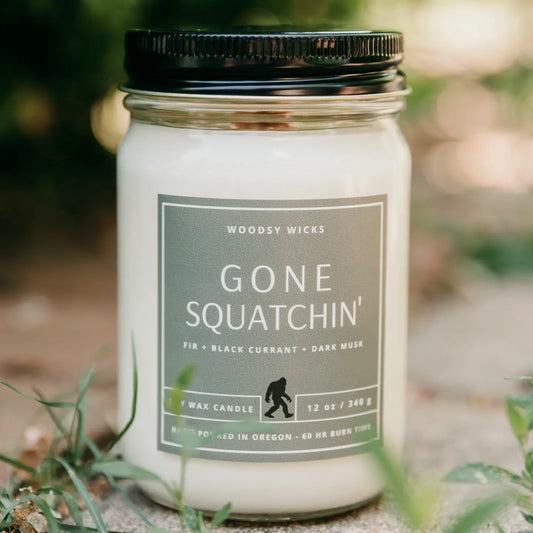 Bigfoot Gone Squatchin' Soy Candle