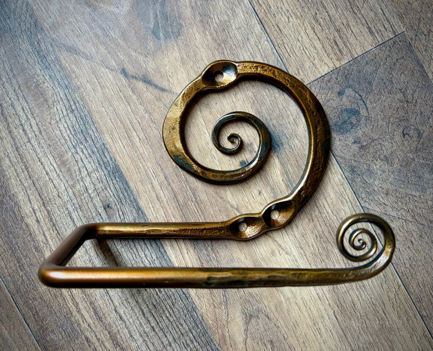 Scrolled Toilet Paper Holder