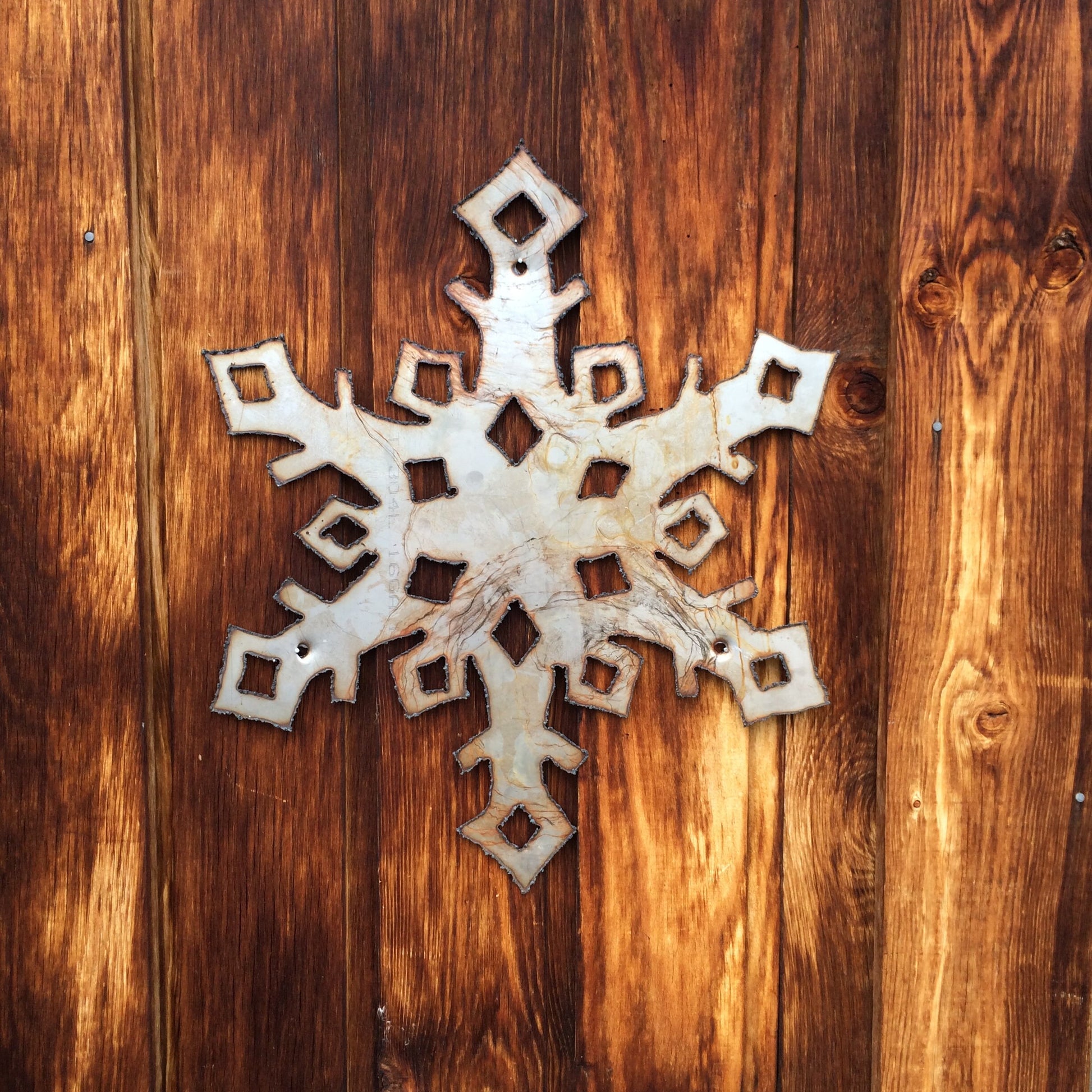 Recycled Steel Snowflakes